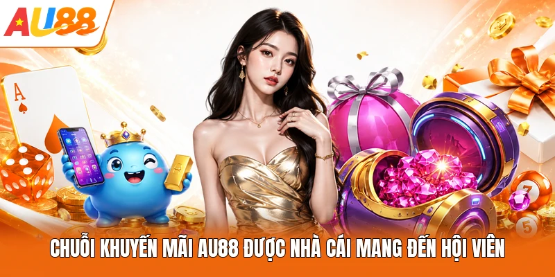 Chuỗi khuyến mãi AU88 được nhà cái mang đến hội viên