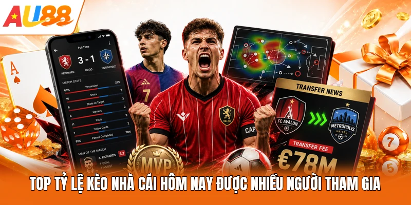Top tỷ lệ kèo nhà cái hôm nay được nhiều người tham gia
